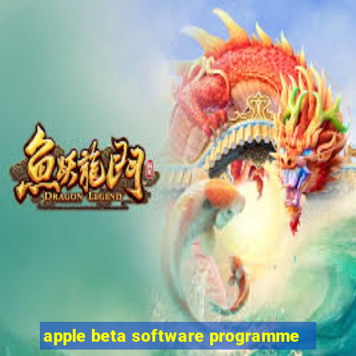 apple beta software programme